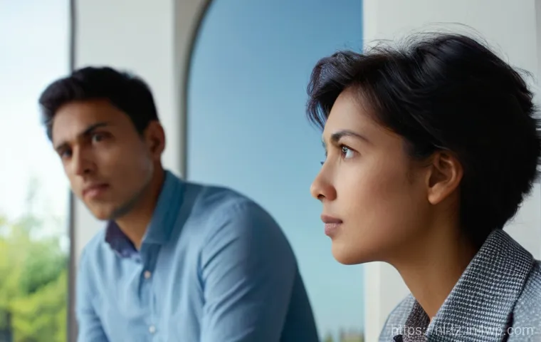 감정 해독을 위한 효과적인 질문 리스트 - **Prompt:** A serene and warmly lit indoor scene featuring two adults engaged in a deep, empathetic ...