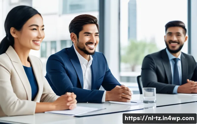 감정 해독의 문화적 차이 이해하기 - A diverse group of international business professionals seated around a modern conference table in a...