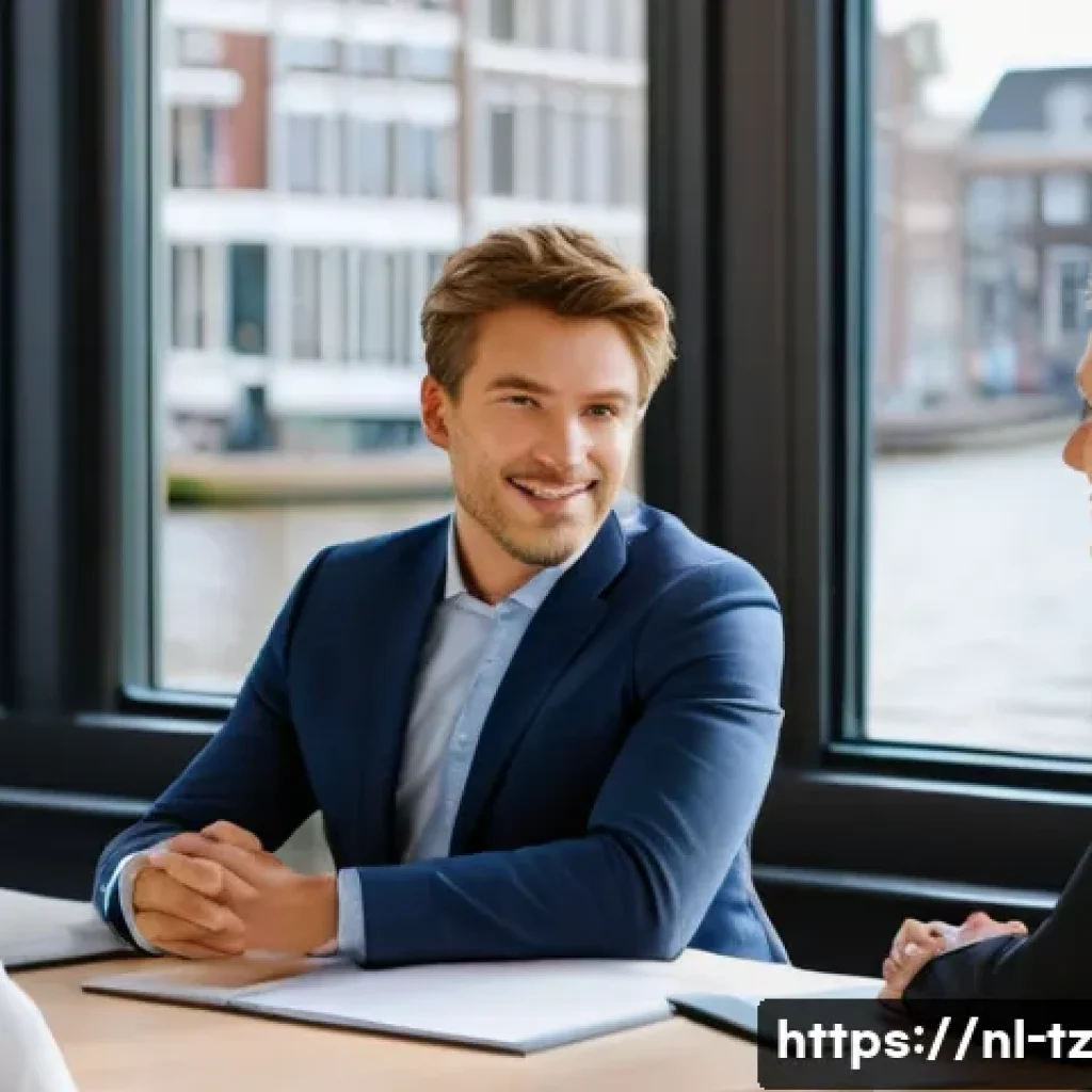 감정 해독의 통합적 접근법 - A professional business meeting scene in a modern Dutch office, showing diverse colleagues of variou...