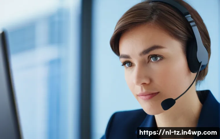 감정 해독을 위한 다양한 감정 인식법 - A detailed close-up portrait of a professional Dutch customer service representative in a modern off...